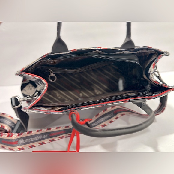 Montana West Boho Aztec Dual Sided Print Concealed Carry Canvas Tote Bag - Picture 5 of 6